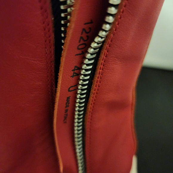 Rick Owens high-top sneakers in smooth calf leather size 10 - Picture 4 of 11